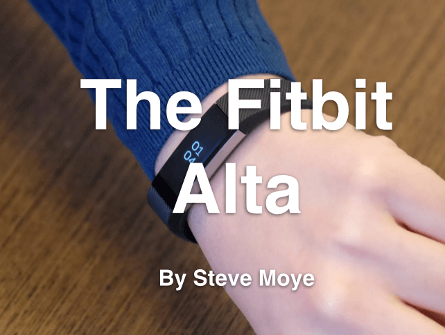Fitbit Alta bigger text
